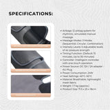 Orku Air Compression Leg Knee Foot Massager with Heat - Relaxation Recovery