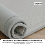Kitchee Foam Floor Mat 150x200cm - Padded Thick Soft Tatami Style Rug Grey