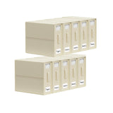 Kitchee 10x Foldable Bed Sheet Storage Box - Linen + Closet Organiser Beige