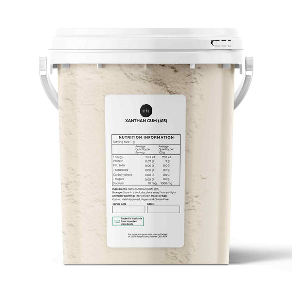 Orku 600g Xanthan Gum Thickener Pure Powder 200 Mesh FCC E415 Food Additive TUB
