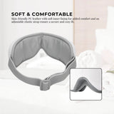 Orku Rechargeable Eye Massager - Heat Compression Vibration Bluetooth White