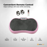 Social Hike 68cm Vibration Plate Machine Full Body Workout Platform Pink