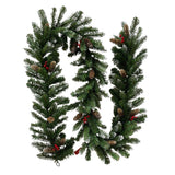 Christabelle 2.7m Christmas Garland with Pine Cones & Berries Pine Tree Decoration Ornament