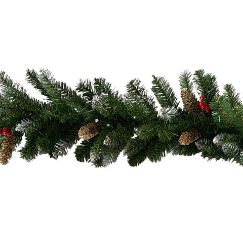 Christabelle 2.7m Christmas Garland with Pine Cones & Berries Pine Tree Decoration Ornament