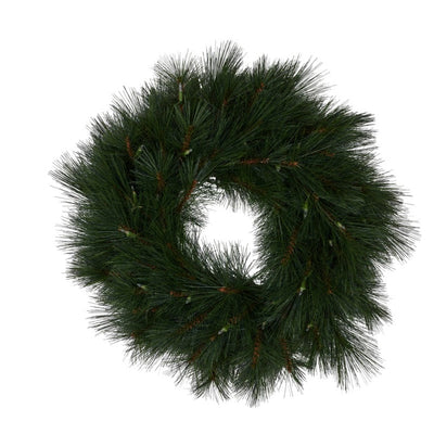 Christabelle 61cm Christmas Wreath Long Needle with LED Lights Front Door Decoration Ornament