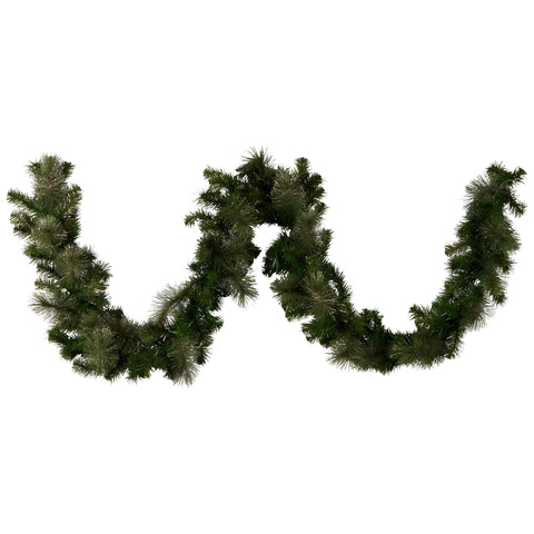 Christabelle 2.7m Christmas Garland with LED Lights Glittery Gold Pine Mantle Decoration Ornament