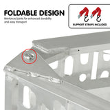 Kartrite Pair 2.3m Aluminium Folding Loading Ramps 680kg Heavy Duty for ATV Quad Bike Motorbike Farm Ute Trailer