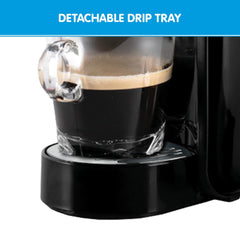 Pronti HomeMaid 3-in-1 Coffee Machine Multi-Capsule Pods and Ground Coffee Nespresso & Caffitaly Compatible CM-511HM