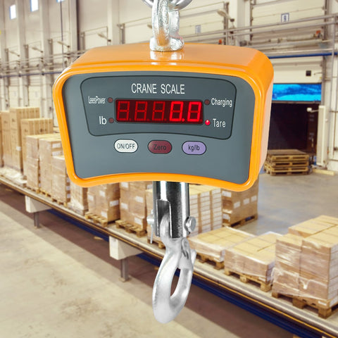 Centurion 500kg Industrial Digital Crane Scale Heavy Duty Hanging Weight Scale with 5 Digit LED Rechargeable Battery
