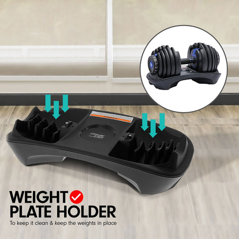 Powertrain 24KG Adjustable Home Gym Dumbbell - Blue