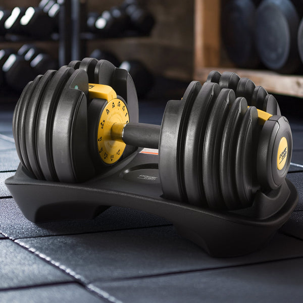 Powertrain 24KG  Adjustable Home Gym Dumbbell - Gold