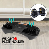 Powertrain 24KG  Adjustable Home Gym Dumbbell - Gold