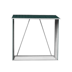 Wallaroo Wood Storage Shed Galvanized Steel - Green