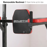 Powertrain J06 Multi-Function Power Tower Pull Up Chin Up Dip Station Heavy Duty Home Gym Strength Training Equipment