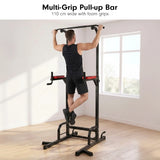 Powertrain J06 Multi-Function Power Tower Pull Up Chin Up Dip Station Heavy Duty Home Gym Strength Training Equipment