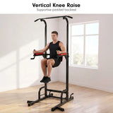 Powertrain J06 Multi-Function Power Tower Pull Up Chin Up Dip Station Heavy Duty Home Gym Strength Training Equipment