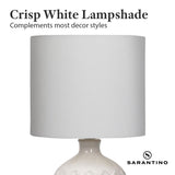 Sarantino Ceramic Table Lamp In Cream