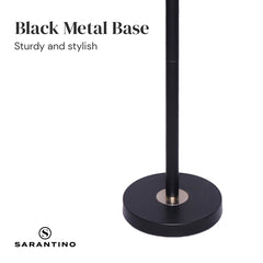 Sarantino Black/Brass Finish Reading Light  Electric Table Lamp