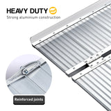 Kartrite 4ft Portable Aluminium Folding Wheelchair Ramp 275kg Heavy Duty Non-Slip Suitcase Ramp for Steps Kerbs