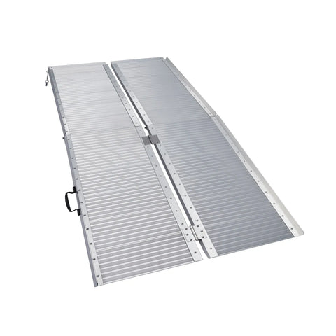 Kartrite 5ft Portable Aluminium Wheelchair Ramp 275kg Heavy Duty Non-Slip Foldable Suitcase Ramp for Mobility Scooters