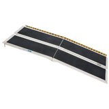 Kartrite 5FT Folding Aluminium Wheelchair Ramp Portable Suitcase Mobility Scooter Ramp Non-Slip 272kg Capacity