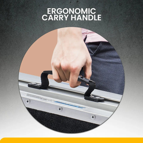 Kartrite 5FT Folding Aluminium Wheelchair Ramp Portable Suitcase Mobility Scooter Ramp Non-Slip 272kg Capacity