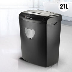 Centurion 21L Cross-Cut Office Shredder 10-Sheet Paper, CD & Credit Card Security