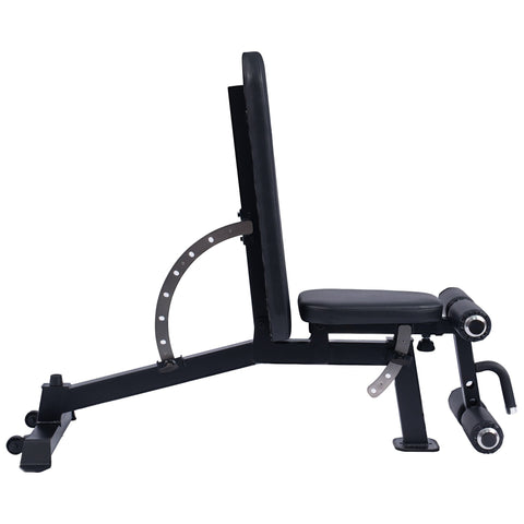 Powertrain Multi Workout Bench with Transport Wheels and Adjustable Backrest