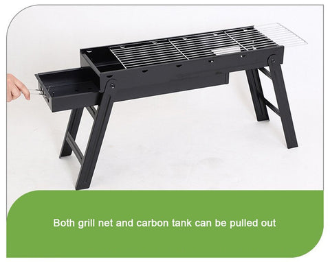 Foldable Portable BBQ Charcoal Grill Barbecue Camping Hibachi Picnic Large