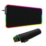 LED Gaming Mouse Pad Large RGB Extended Mousepad Keyboard Desk Anti-slip Mat