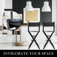 Director Movie Folding Tall Chair 76cm DARK HUMOR