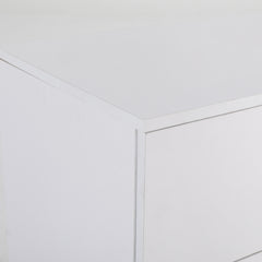 Bedside Table Side Storage Cabinet Nightstand Bedroom 2 Drawer Legs ETTA WHITE