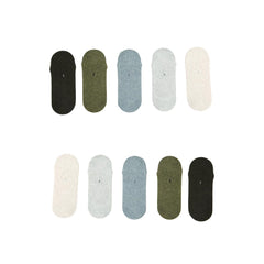 10X Small Daily No Show Sock - MULTI COLOUR	5X Rexy Daily No Show Ankle Socks Small Non-Slip Breath