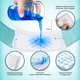 Dog Wrap Resuable Male L + 10X Diaper Booster Pads Disposable M