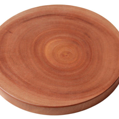 YES4HOMES 30cm Natural Hardwood Hygienic Kitchen Cutting Wooden Chopping Board Round