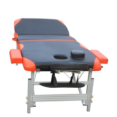 YES4HOMES 3 Fold 5 cm Thickness Foam Portable Aluminium Massage Table Massage Bed Beauty Therapy