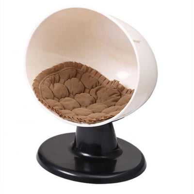 YES4PETS Small Pet Dog Cat Cave House Nest Puppy Cave Chair Sofa Bed Beige