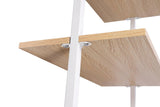 YES4HOMES Industrial Ladder Shelf Wood Wall-Mounted Bookcase Storage Rack Shelves Display