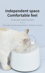 Electric Pet Dog Cat Water Fountain Automatic Self-Clean Water Fountain 1.5L