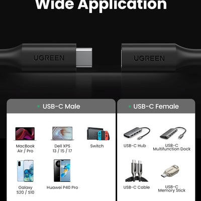 UGREEN 10387 USB-C Extension Cable 1M