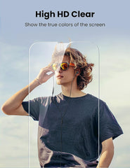 UGREEN 80969 Full Coverage HD Tempered Glass Screen Protector with Precise-Align Applicator for iPhone 13 Pro Max / 14 Plus (2-Pack)