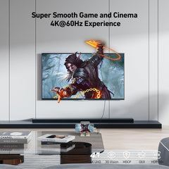 BENFEI 206GY-3F USB-C to HDMI 0.9M Cable 4K@60Hz, Aluminum Shell, Nylon Braided