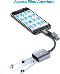 BENFEI USB Type-C/Type-A to SD TF Card Reader