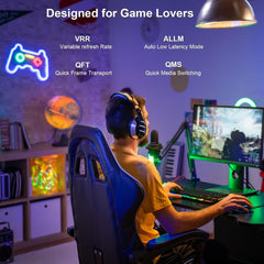 BENFEI 358GY-5M 8K V2.1 HDMI Male to HDMI Male Cable, Aluminum Shell Nylon Braided Certified Ultra High Speed 5M