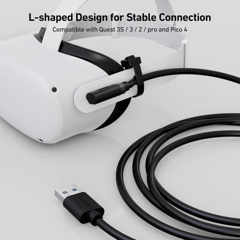 BENFEI 375BK-5M Link Cable 16 FT USB 3.0 to USB C Cable for VR Headset 5M