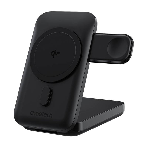 CHOETECH B750 Qi2 Certified 3-in-1 magnetic charger Stand with 10000mAh battery