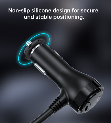 CHOETECH TC0021 3 Sockets 2C+1A Cigarette Lighter Splitter Black