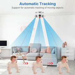 Hiseeu FH2C 2MP WiFi Wireless Security Camera for Home/Baby/Pet 2-way Audio & Motion Detection