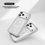 UTIA Ultimake Shockproof Transparent Case Cover With Magnetic Ring for iPhone 17 Pro Max