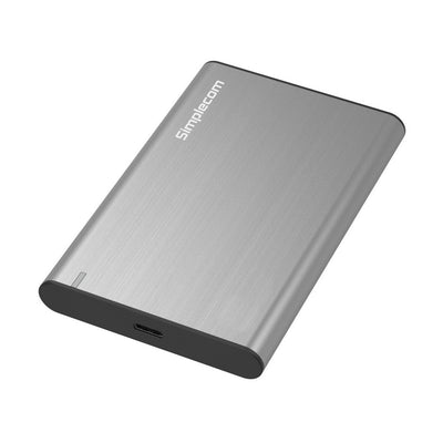 Simplecom SE221 Aluminium 2.5'' SATA HDD/SSD to USB 3.1 Enclosure Gray